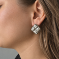 Knot Earrings - Silver
