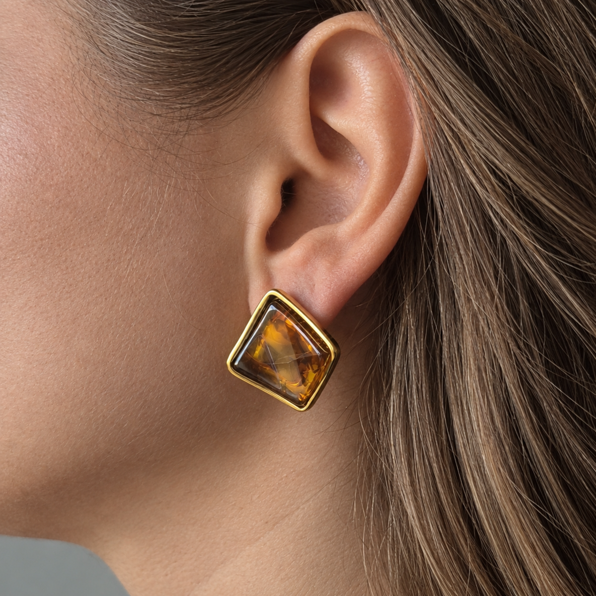 Amber Earrings