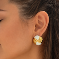 Retro Earrings - White