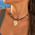 Isla Necklace - Purple