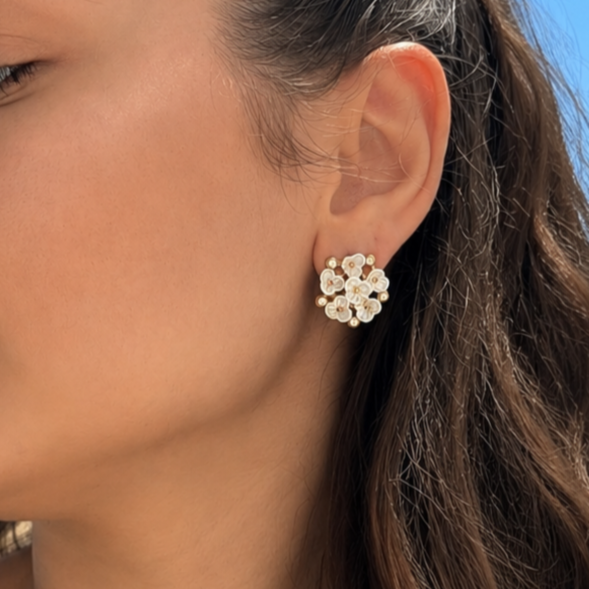 Floral Cluster Earrings