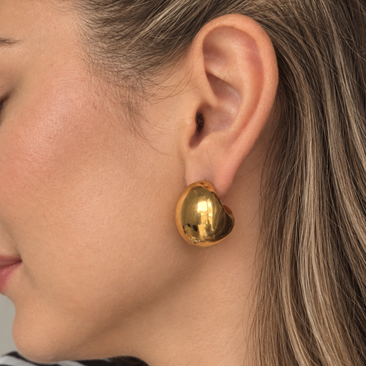 Chunky Hoop Earrings