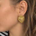 Golden Heart Earrings