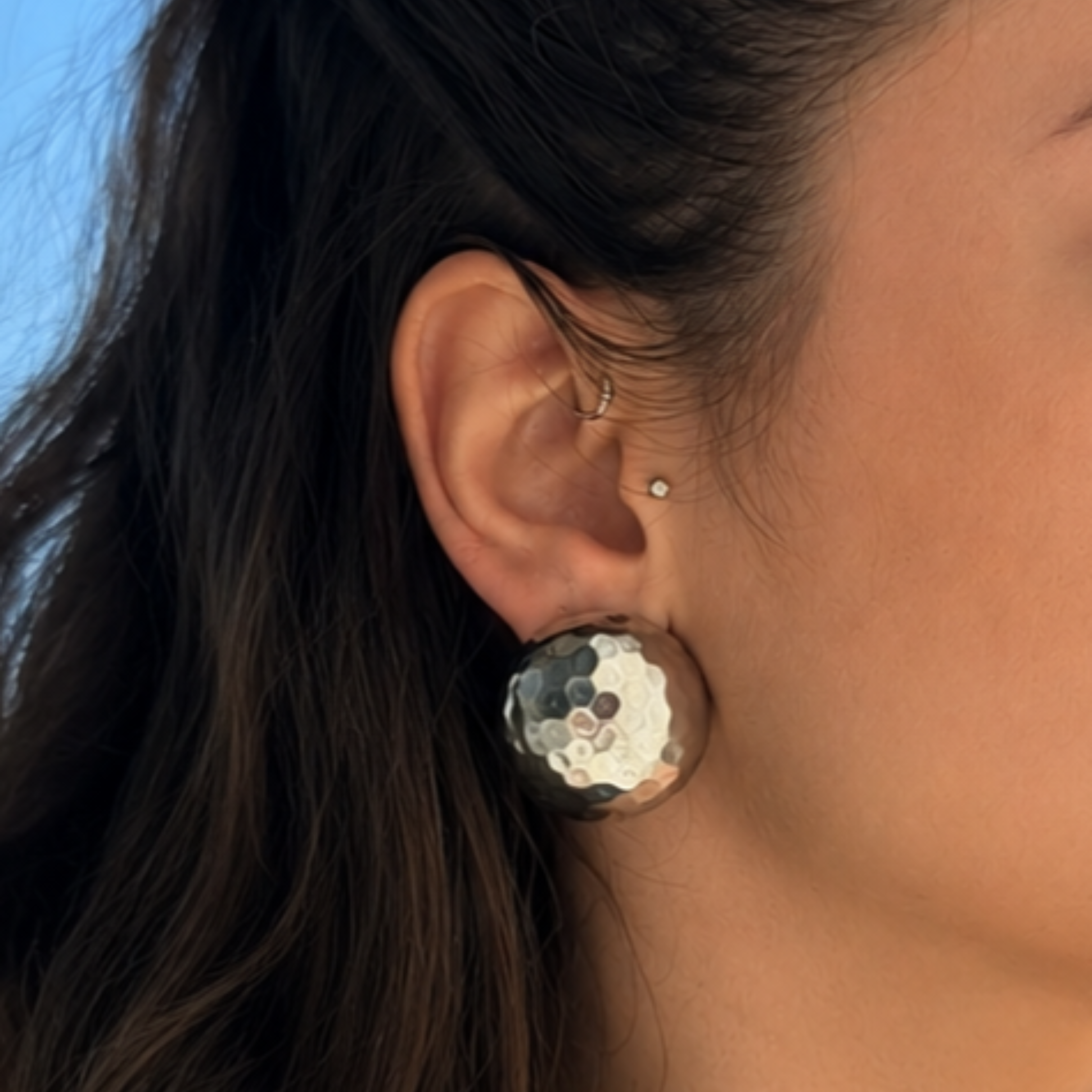 Gaia Earrings - Silver