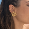 Solar Earrings - Gold