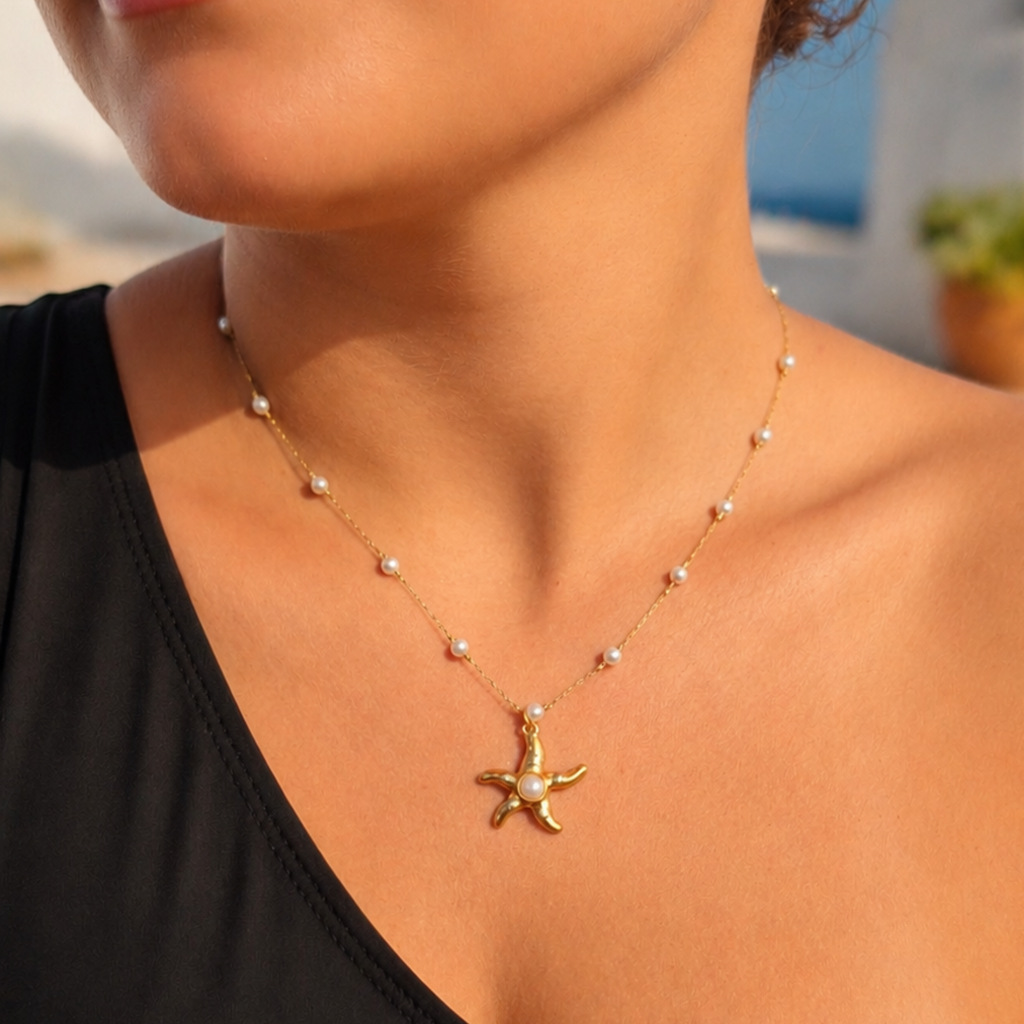 Ocean Pearl Necklace