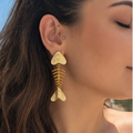 Fishbone Earrings