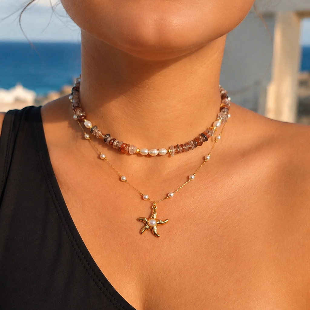 Ocean Pearl Necklace
