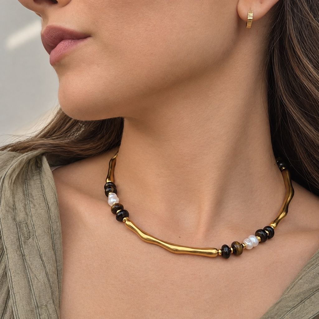Cocoa Pearl Necklace