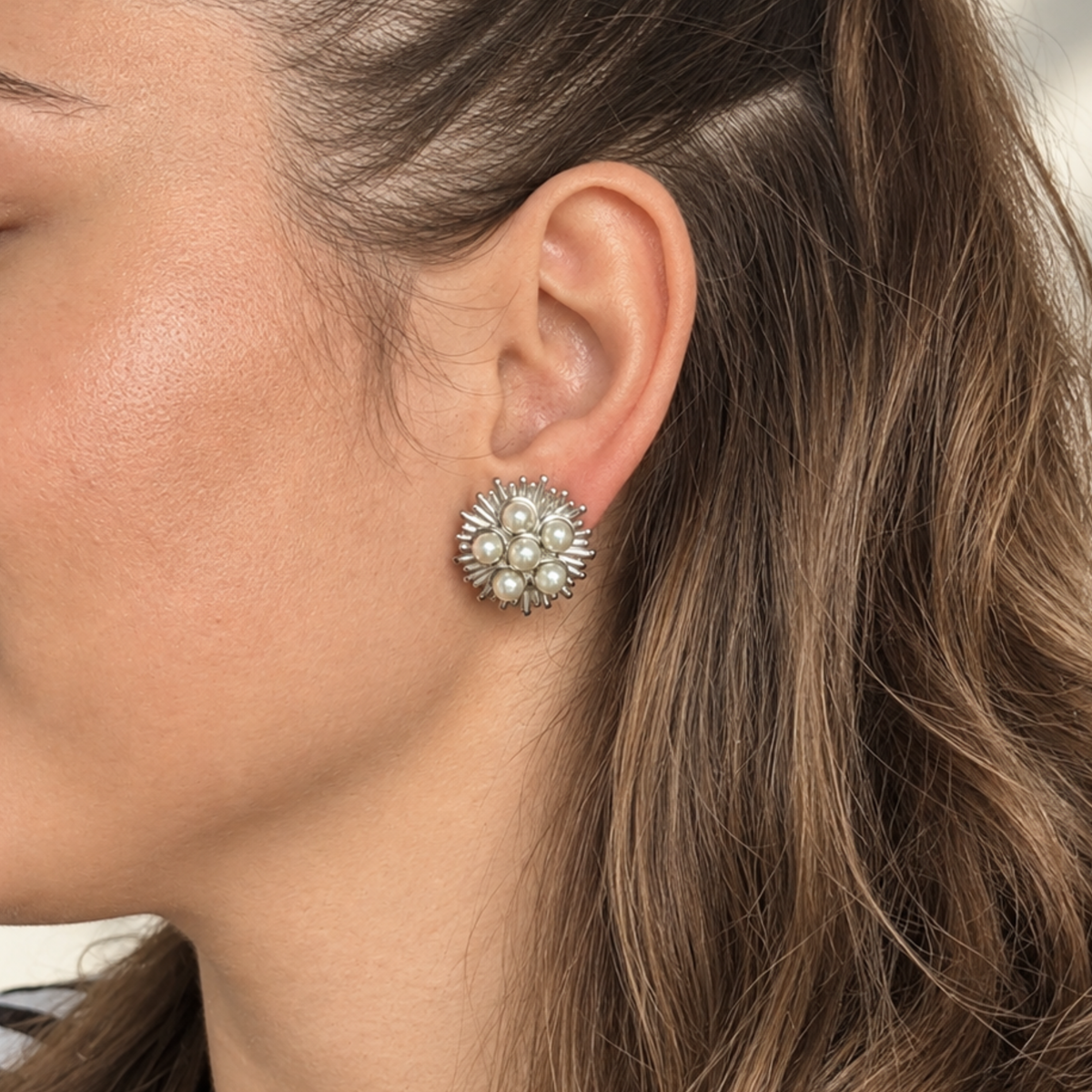 Sunburst Cluster Earrings