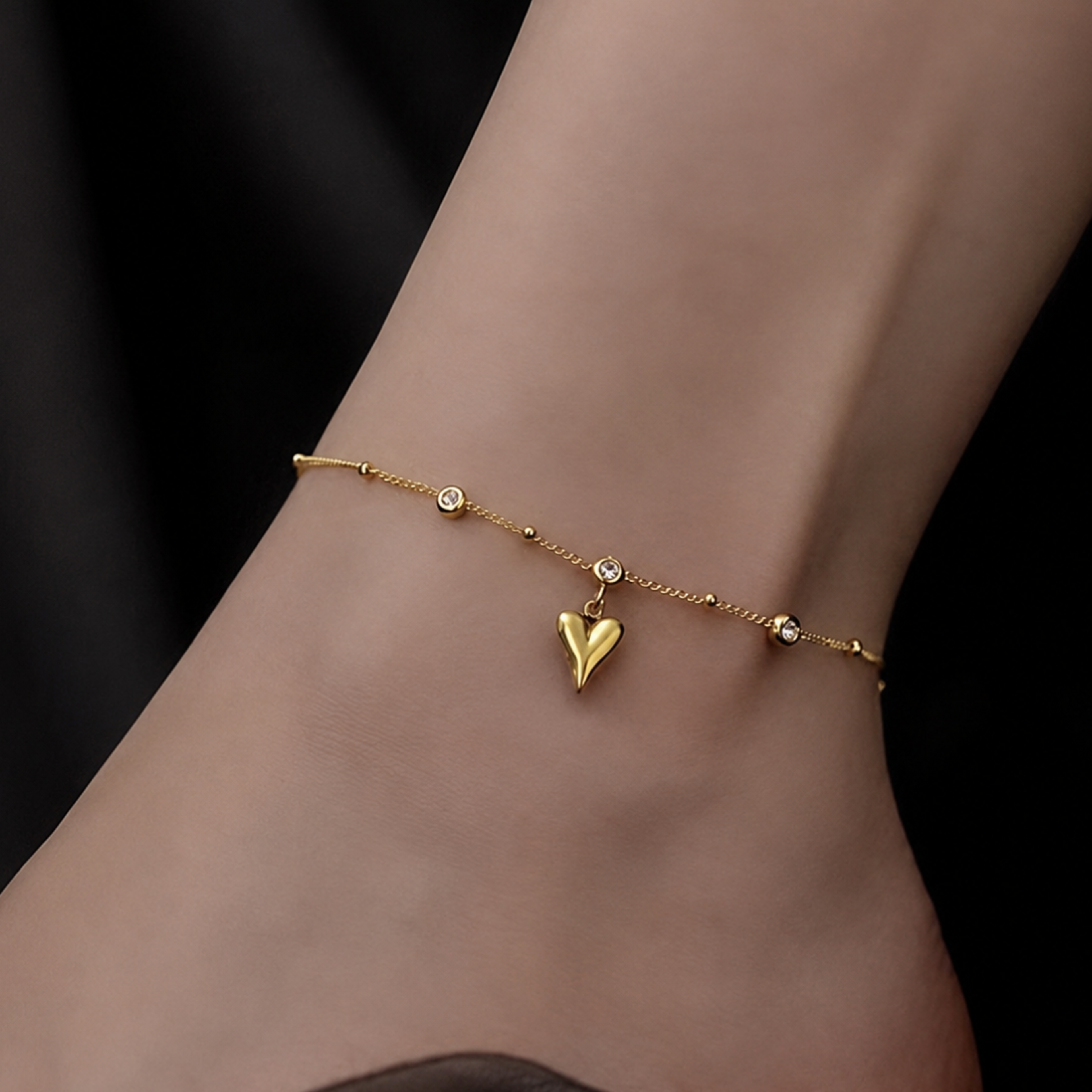 Heart Anklet