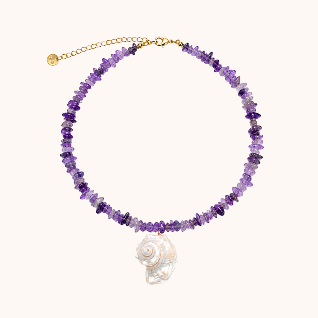 Isla Necklace - Purple