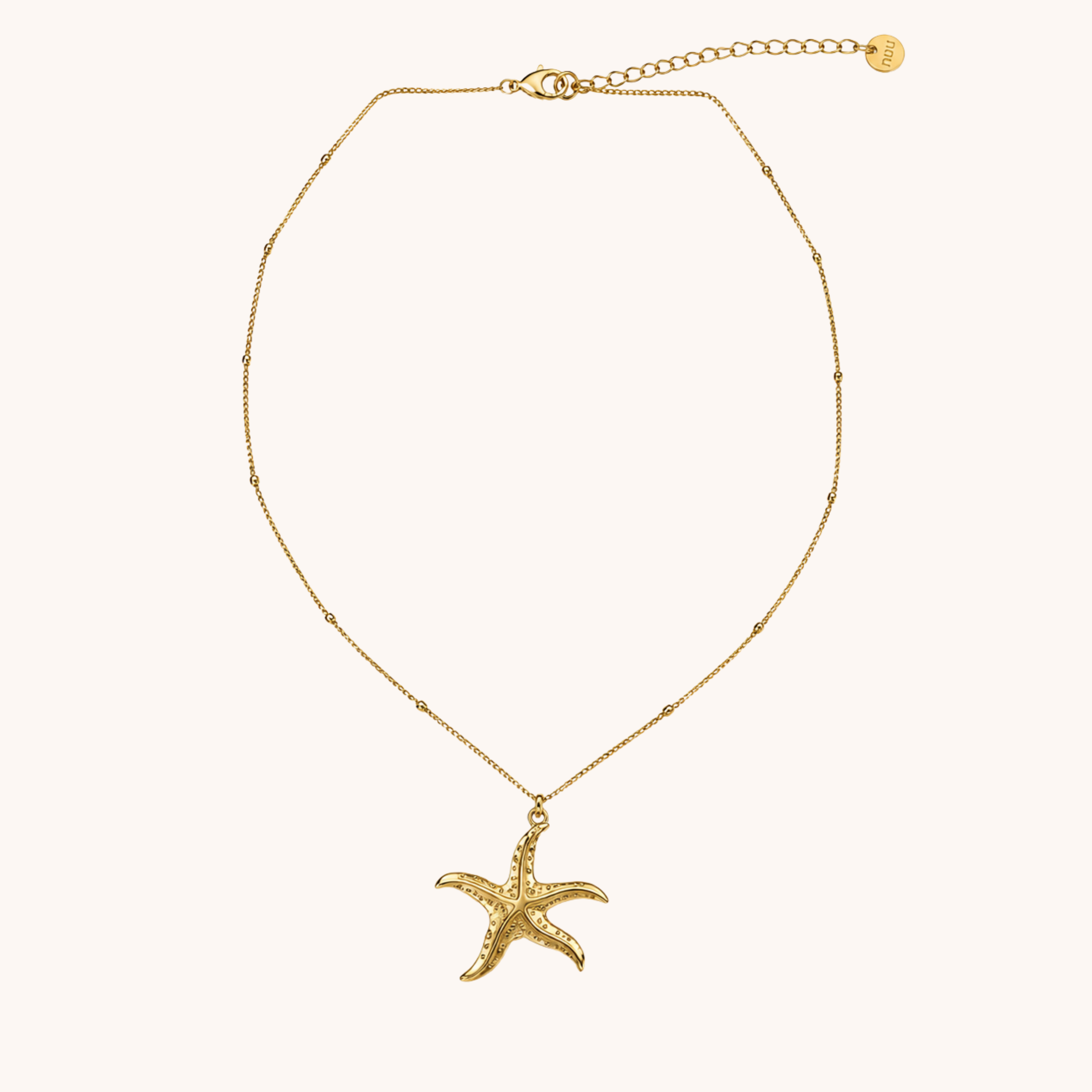 Golden Starfish Necklace