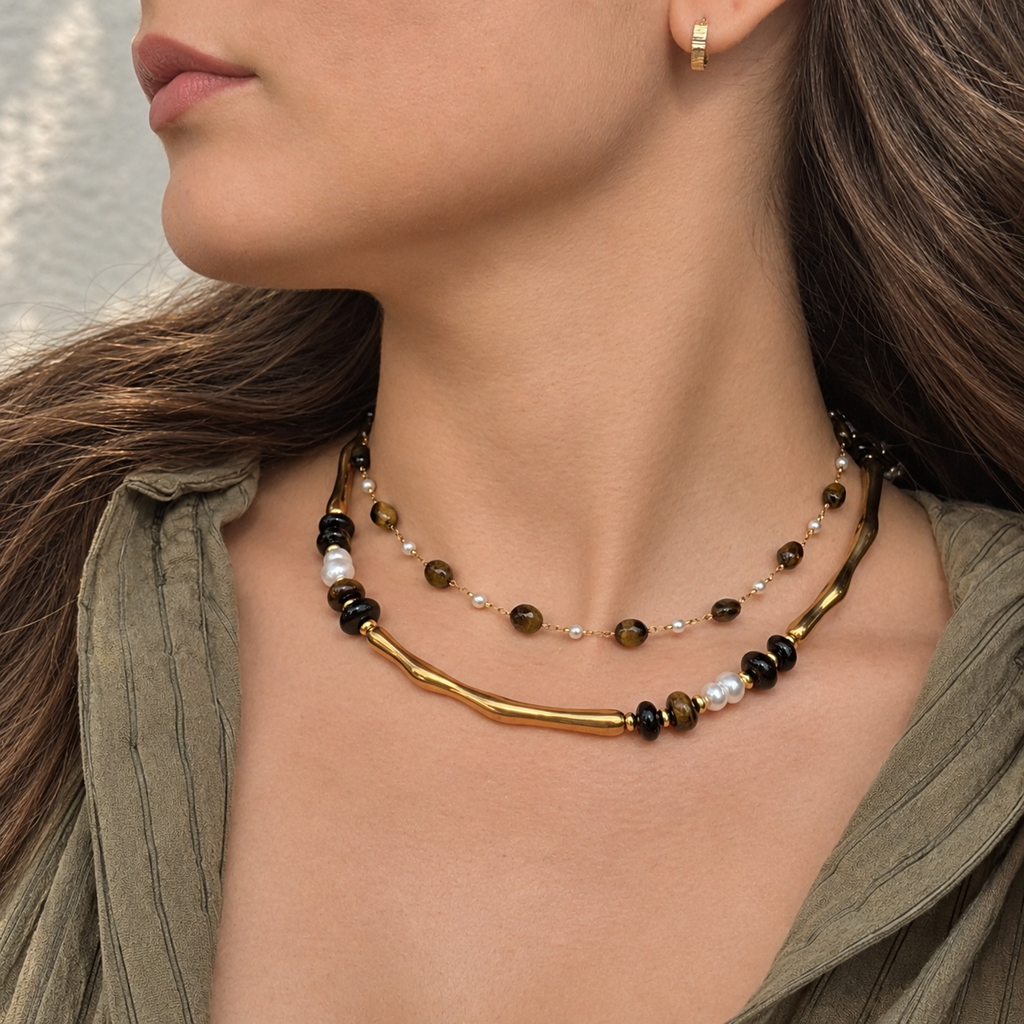 Cocoa Pearl Necklace