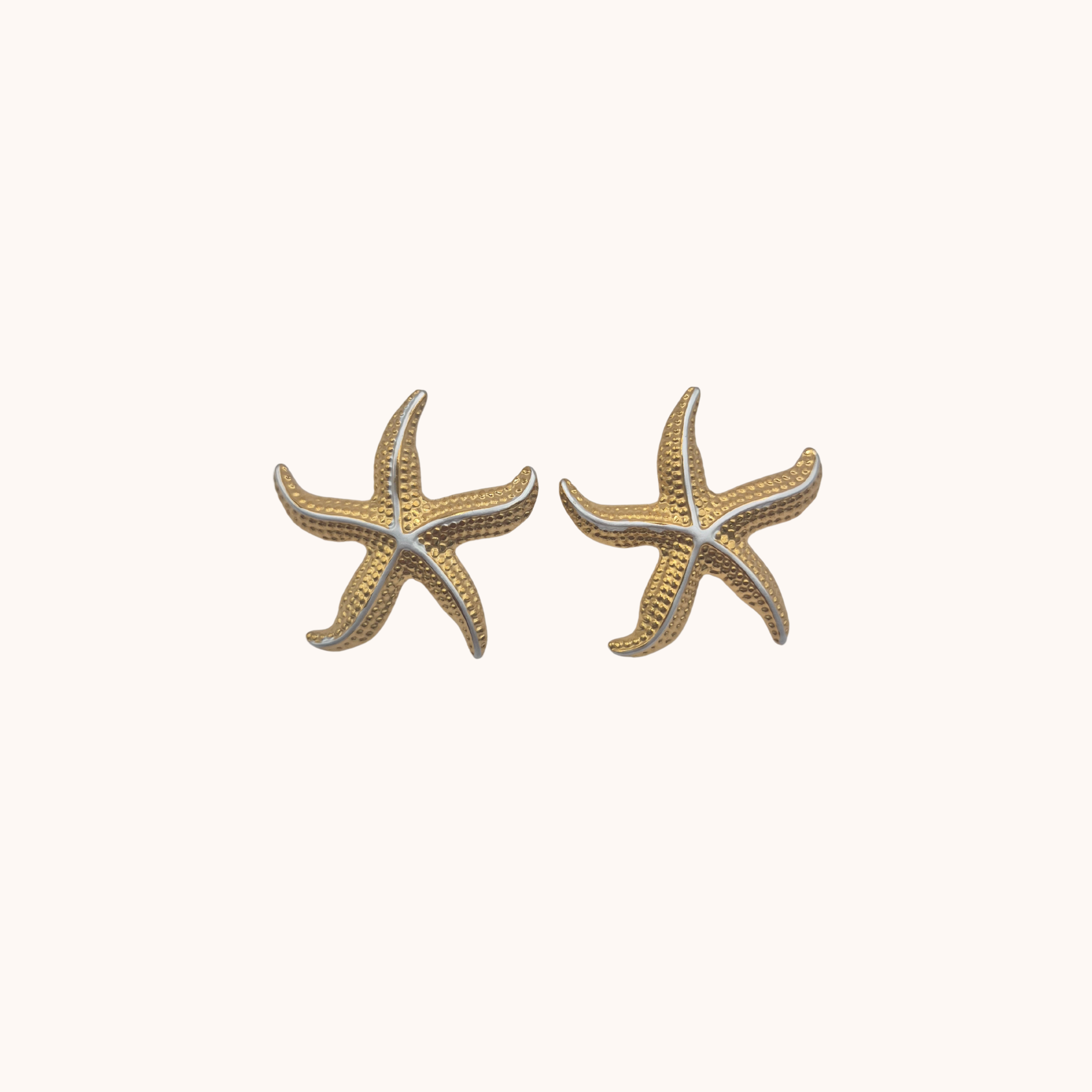 White Asteria Earrings